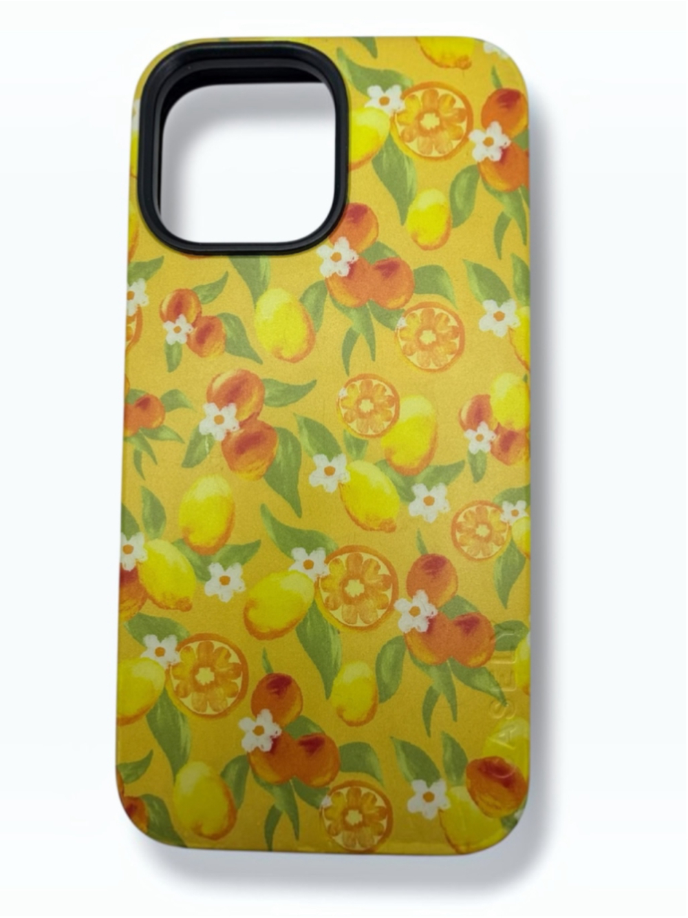 Casely Bold MagSafe iPhone 13 Pro Max Case Yellow Lemon Citrus Floral